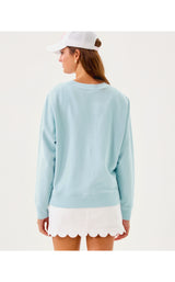Ballad Long Sleeve Sweatshirt - Sun Sand Sea Embroidery