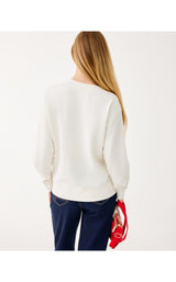 Ballad Cotton Sweatshirt - Coconut Festive Frocks Embellishment