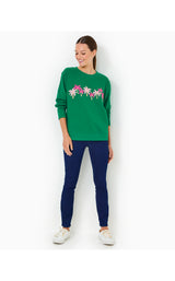 Ballad Long Sleeve Sweatshirt - Fiddle Leaf Green Palm Trees