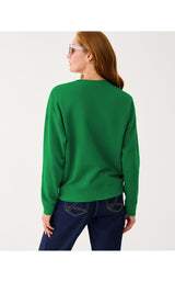 Ballad Cotton Sweatshirt - Multi Deck The Palms Embroidery