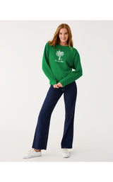 Ballad Cotton Sweatshirt - Multi Deck The Palms Embroidery