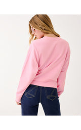 Ballad Long Sleeve Sweatshirt - Multi Holiday Party Boat Embellishment