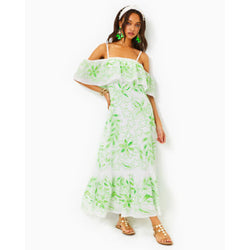 Quinlee Embroidered Maxi Dress