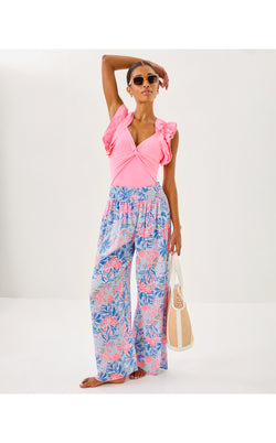 Enzo Pant Coverup - Elephant Splash