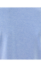 UPF50+ Dune Short Sleeve Dress - Heathered Jacaranda Blue