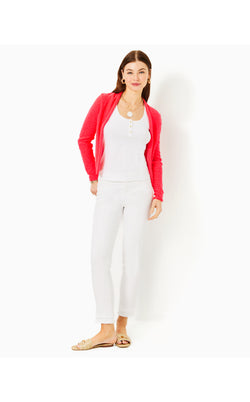 Faretta Cardigan - Mizner Red