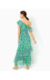 Rosalynn Ruffle Maxi Dress - Salty Sandbar