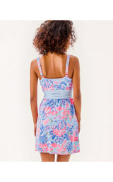 Nemy Skirted Romper - Elephant Splash