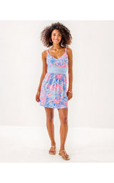Nemy Skirted Romper - Elephant Splash
