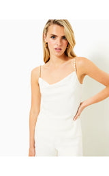 Axler Bias Silk Cami - Coconut