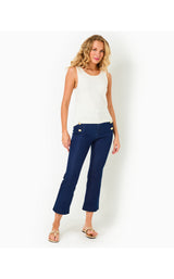 Parrish High Rise Crop Flare - Cosmic Wash