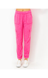 UPF50+ 28.5" Eva Pant - Heathered Passion Fruit Pink