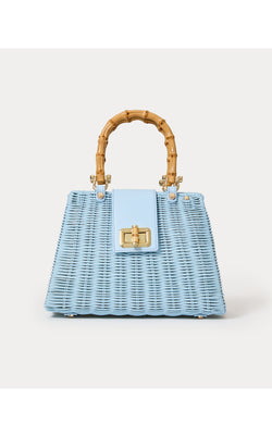 Leena Top Handle Bag - Bluette