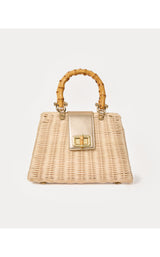 Leena Top Handle Bag - Natural