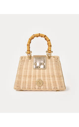 Leena Top Handle Bag - Natural