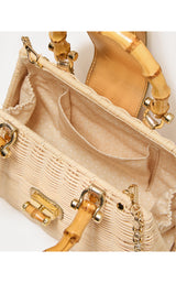 Leena Top Handle Bag - Natural