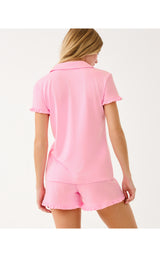 Valaine PJ Top - Conch Shell Pink