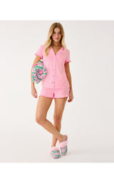 Valaine PJ Top - Conch Shell Pink