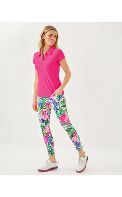 UPF50+ Frida Half Zip Polo - Parigi Pink