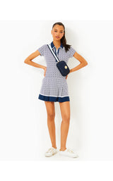 UPF50+ Jessamy Dress - Low Tide Navy X Resort White Butterfly Pattern