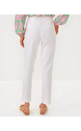 Ana High Rise Pant - Resort White