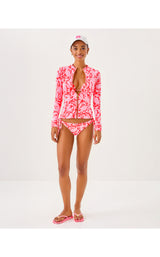 UPF50+ Royden Rashguard Top - Cane Coral