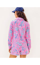 UPF50+ Eleni Pullover - Rousseau Pink Barefoot Beachcombers