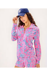 UPF50+ Eleni Pullover - Rousseau Pink Barefoot Beachcombers