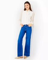 33" Aniston High Rise Straight Leg Jean - Medium Wash