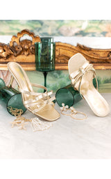 Wanda Slide Sandal - Gold Metallic