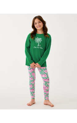 Mini Ballad Sweatshirt - Multi Deck The Palms Embroidery Childrens