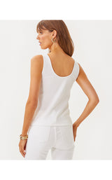 Gabbie Knit Top - Resort White