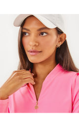 UPF50+ Sania Half Zip - Rousseau Pink