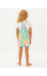 Girls Varney Overall Dress - Bright Delight Patch