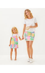 Girls Varney Overall Dress - Bright Delight Patch