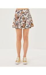 UPF50+ Barcelona High Rise Skort - Coconut Take Meowt