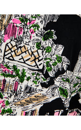 UPF50+ Luxletic Barcelona High Rise Skort - Onyx Pb Anniversary Toile