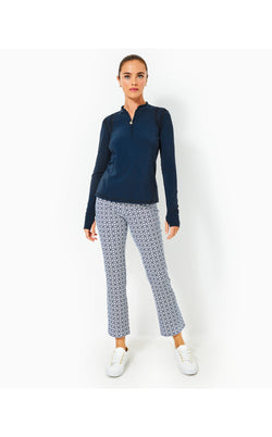 UPF50+ Corso Kick Flare Pant - Low Tide Navy X Resort White Butterfly Pattern