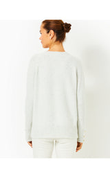 Kaycee Sequin Sweater - Heather Pebble Beach Metallic