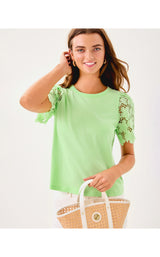 Sebene Knit Top - Cool Mint
