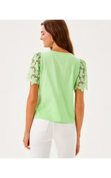 Sebene Knit Top - Cool Mint