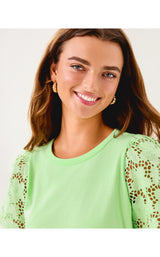 Sebene Knit Top - Cool Mint