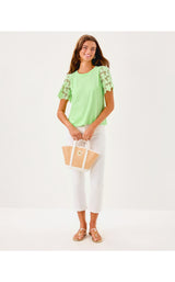 Sebene Knit Top - Cool Mint
