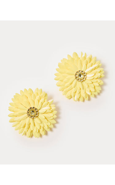 Slice of Sunshine Earrings - Finch Yellow