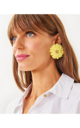 Slice of Sunshine Earrings - Finch Yellow