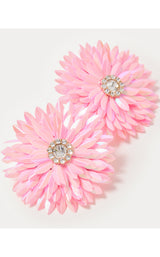 Slice of Sunshine Earrings - Rousseau Pink
