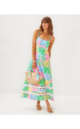 Haliey Midi Dress - Bright Delight Patch