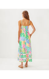 Haliey Midi Dress - Bright Delight Patch
