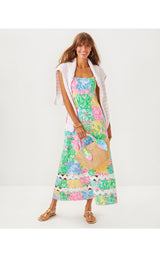 Haliey Midi Dress - Bright Delight Patch