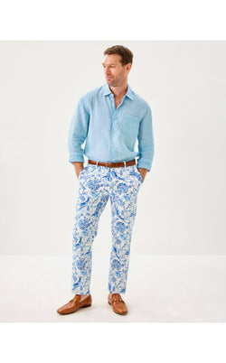 Mens Stuff Mizner Stretch Pant - Resort White Bahama Beachcombers